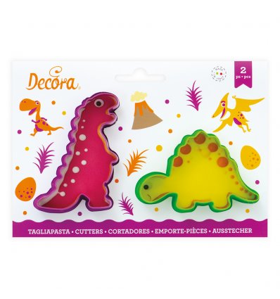 Set 2 Tagliapasta Dinosauri Jurassic 