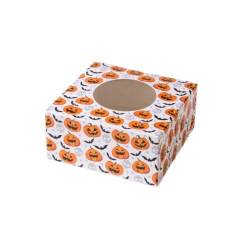 scatola dolcetti o Cupcakes zucca
