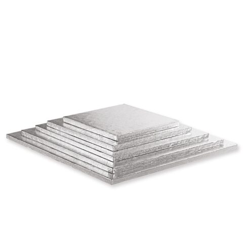 Cakeboard Silver- Sottotorta rigidi argento